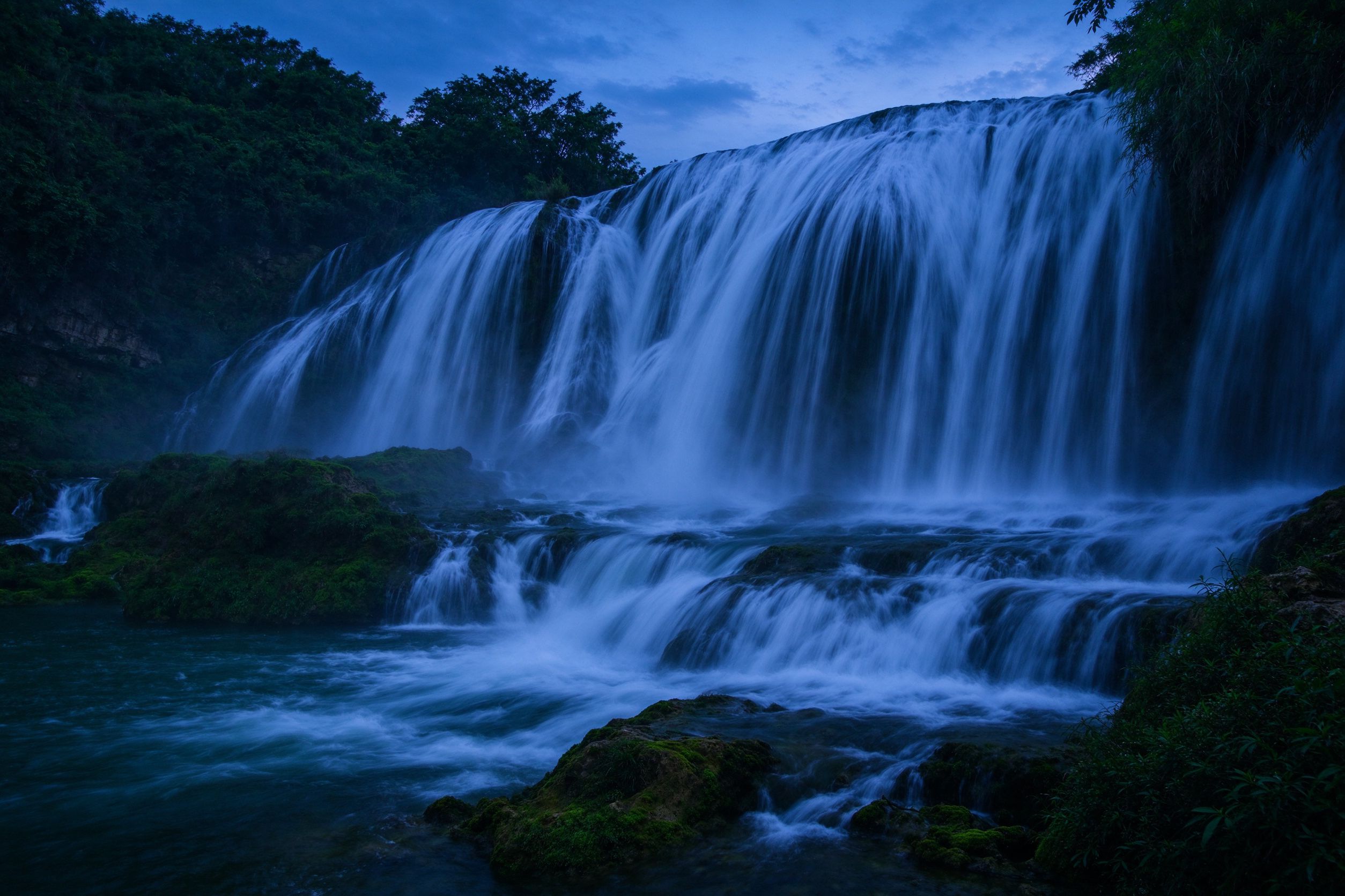 Long exposure waterfall